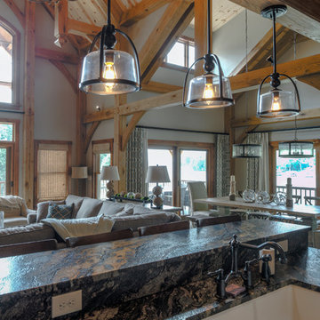 Beautiful lakefront Timber Frame