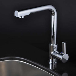 Chrome Single Handle Centerset kitchen tap T1720 - Kitchen Faucets