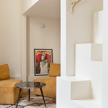 Rénovation complète d'une loge à Paris 11 avec mezzanine