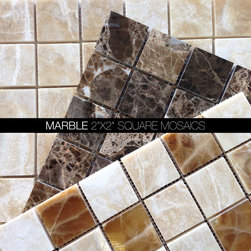 Marble 2x2 Square Mosaics - Tile
