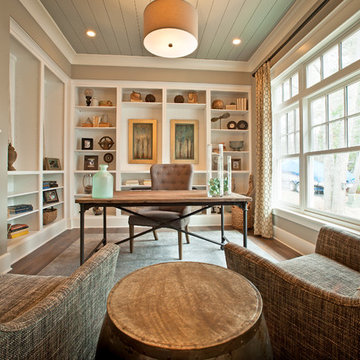 Beach Style Home Office