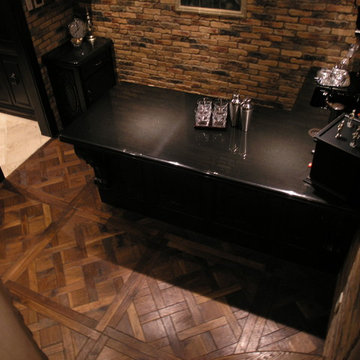 Hand Scraped Hand-Hewn Hand-Rubbed Antique Finish on Black American Walnut