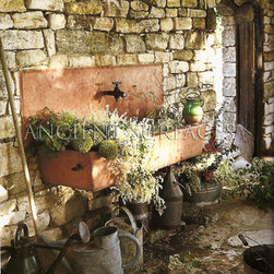 French Country Limestone Sink outdoor BBQ Kitchen Sink 'Al Fresco' - Kitchen Sinks
