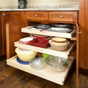 Custom Slide Out Shelves