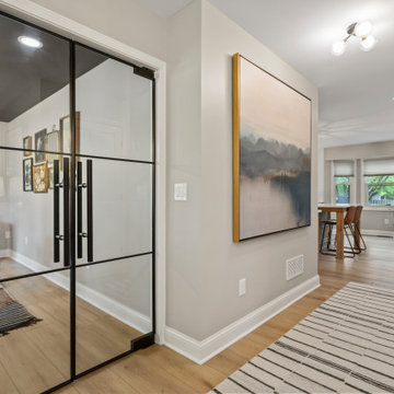 Home Office with Glass Door