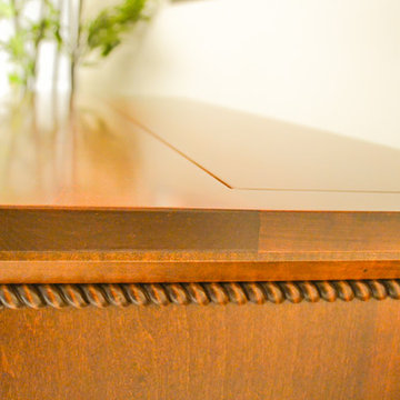 Automated TV Lift Cabinet in Solid Cherry (The Richmond)