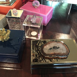Gemstone Decor Boxes - Decorative Boxes