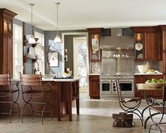 What Color Paint To Tone Down The Cherry Cabinets