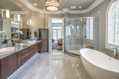 Bathroom - modern bathroom idea in Atlanta