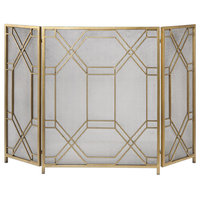 Rosen Gold Fireplace Screen