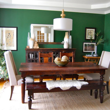 Emerald Green Dining Room