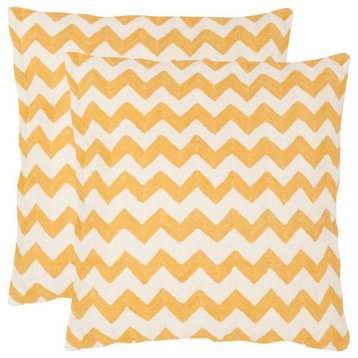 Striped Tealea Pillow, Pil102F-1818-Set2