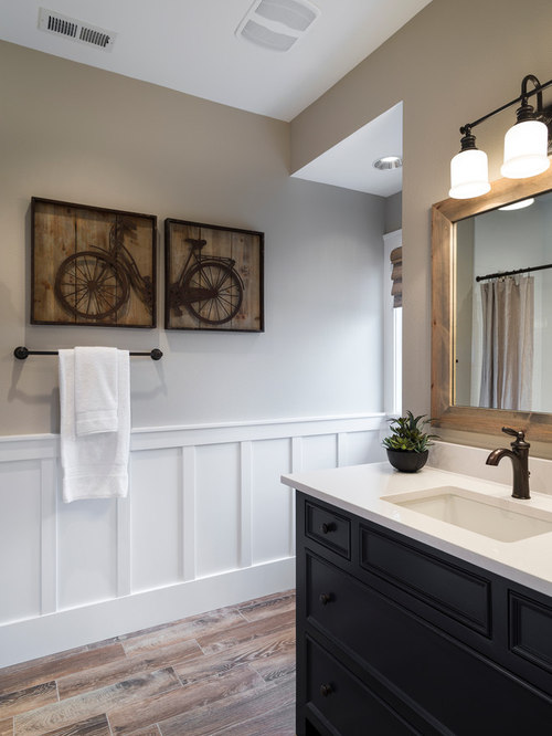 Wainscot In Bathroom  Houzz