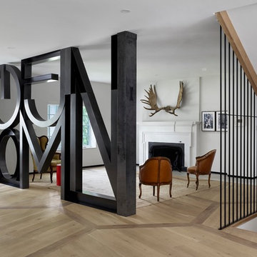 A designers formal living room