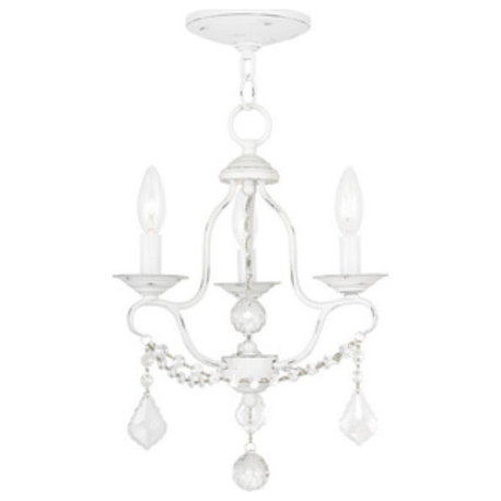 Livex Lighting 6423-60 Chesterfield - Three Light Mini Chandelier