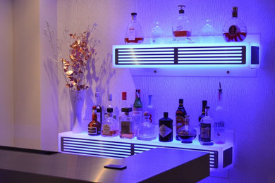 'Litebar' illuminated back bar shelving