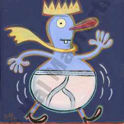 Tidy Whitey King - Limited Edition Humorous Prints - Fine Art Prints