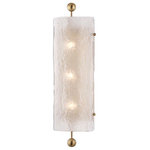 Hudson Valley Lighting - Broome 3-Light Wall Sconce, Aged Brass - Features: