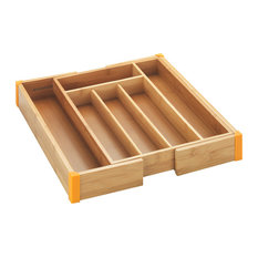 50 Most Por Kitchen Drawer Dividers For 2018 Houzz Uk Wenko Bamboo Extendable Cutlery Tray Kitchen Drawer Dividers