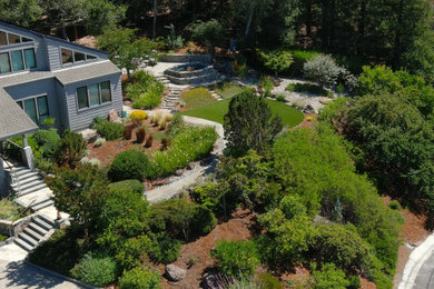 Los Altos Hills Front Entry Garden and Spa