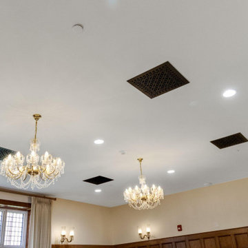 Oxford‑Inspired Great Hall with Custom Scroll Grilles