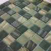 New Era 1 in x 1 in Glass Square Mosaic in Glossy Camouflage
