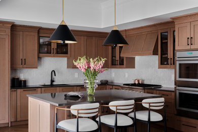 Transitional kitchen photo in New York