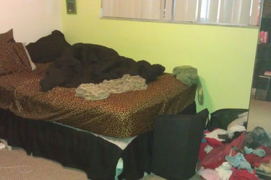 Girls Bedroom before and after