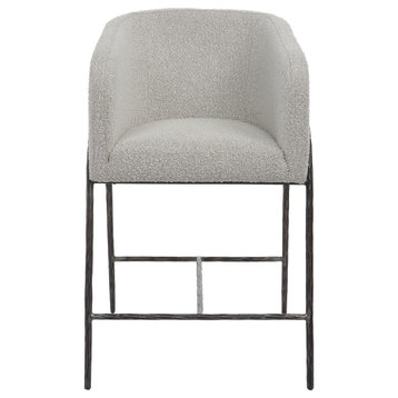 Uttermost Jacobsen Gray 27" Counter stool