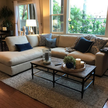 Living Room Spatial Reconfiguration & Custom Built-in Integration