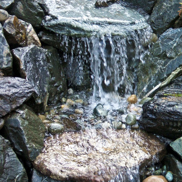 Close-up of waterfall