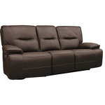 Parker Living - Parker Living Spartacus Power Sofa, Chocolate - Comfort meets innovation in this inspired Power Sofa. The perfect choice for creating a relaxing environment, this stylish model features a smooth motorized reclining motion at just the touch of a button.