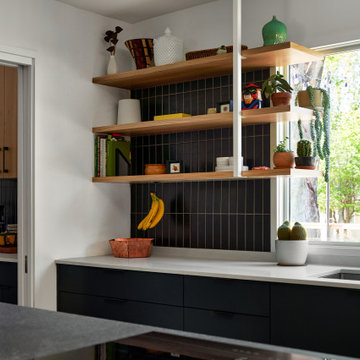 Modern Command Center Kitchen Remodel