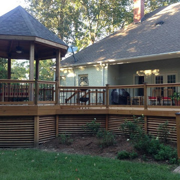 Cedar Gazebo Deck