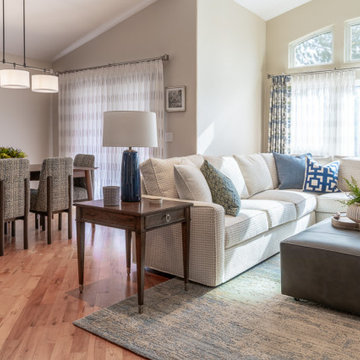 Great room with custom furnishings