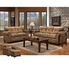 American Furniture Classics Wild Horses 4-piece Sleeper Sofa Set in Brown