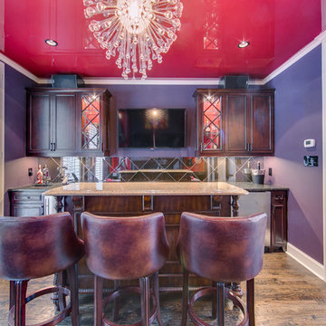 Stunning High Gloss Red Ceiling