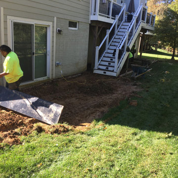 Flagstone Patio from start to finish