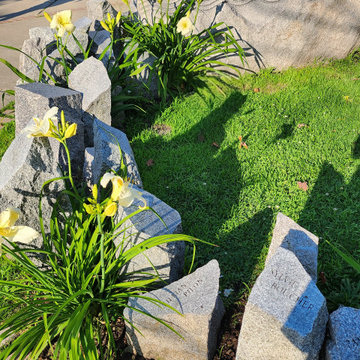 Minto Park - Perennial garden for memorial site