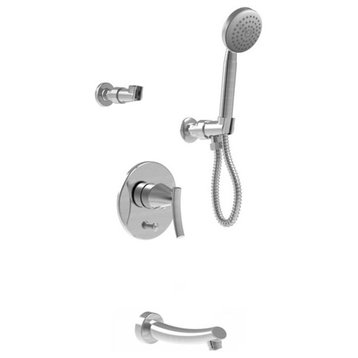Parmir Shower System With Hand Held Shower Head & Tub Spout, Refreshing Series