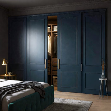 Custom Wood Sliding (By-pass) Closet Doors