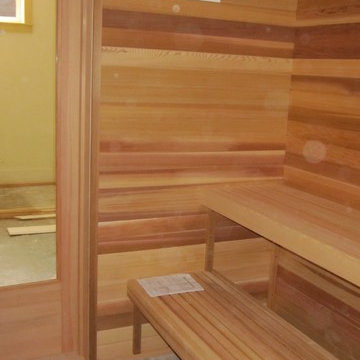 Cedar sauna