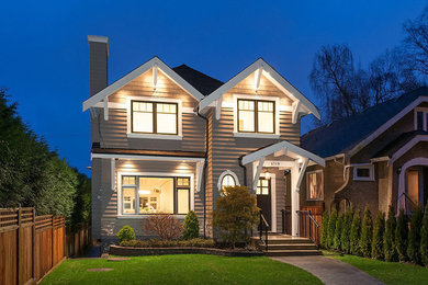 Example of a trendy exterior home design in Vancouver