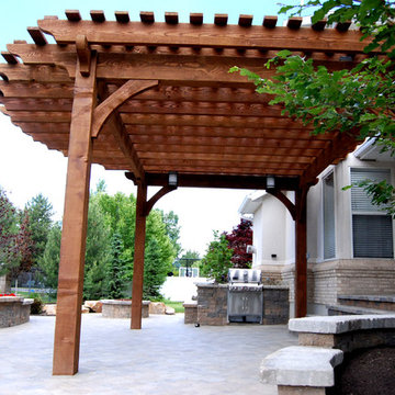 Over Sized Timber Frame Pergola Arbor Gazebo Kits