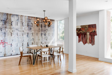 Dining room - contemporary dining room idea in Denver