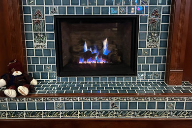 Custom Fireplace Tile