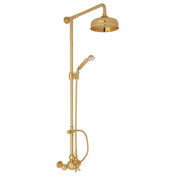 Rohl AC407LM Arcana Retrofit Shower - Italian Brass