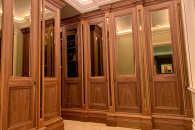 Design ideas for a traditional wardrobe in Manchester.