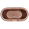 Thales 5' Copper Freestanding Bathtub with Overflow