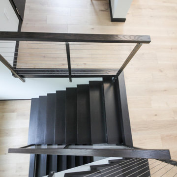 Project #70 | Open-Riser Staircase with Cable Railing